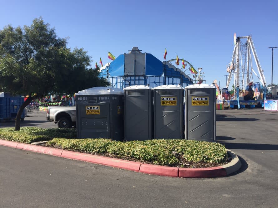 Portable Restrooms for Mid way fun event in Rancho Cordova, CA