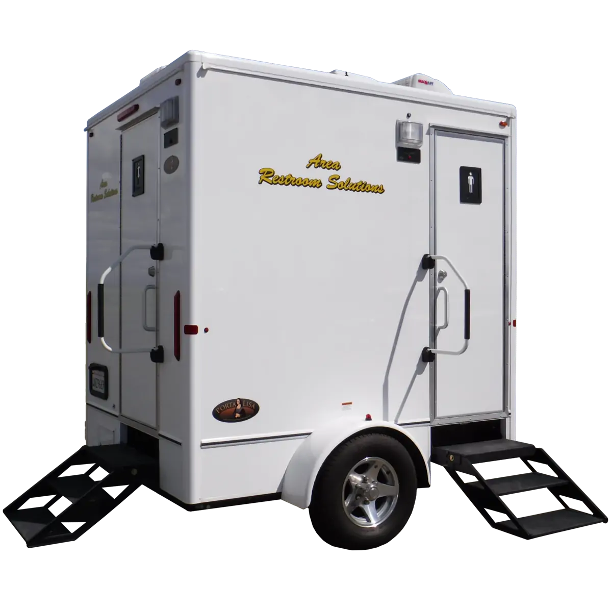 Porta Lisa Executive Restroom Trailer for rent in Rancho Cordova, CA