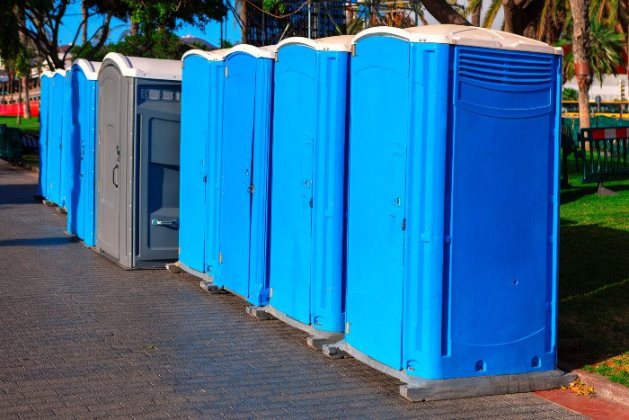 modern portable toilets